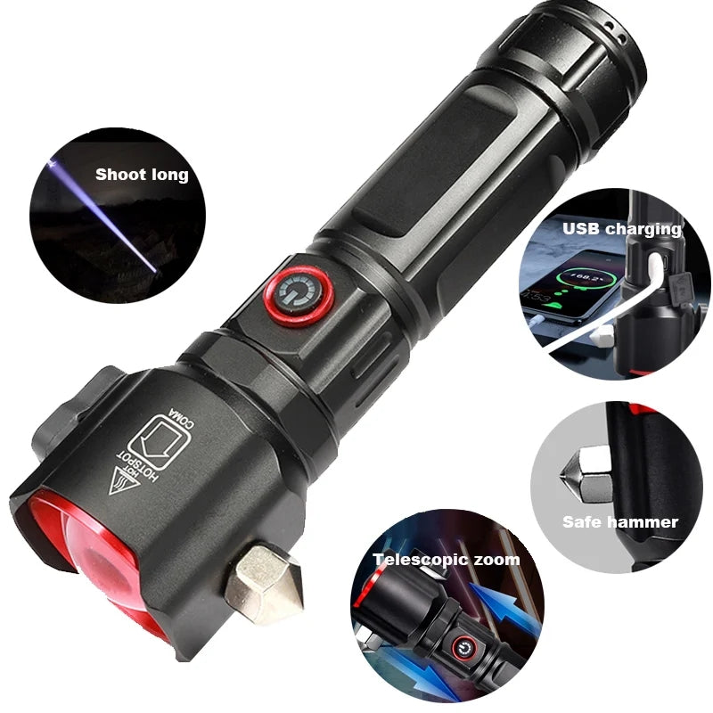 Multi-functional High Power LED Flashlight