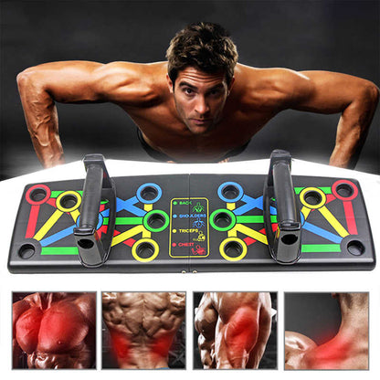 9 in 1 Push Up Board Men & Women Home Gym Body Training Equipment