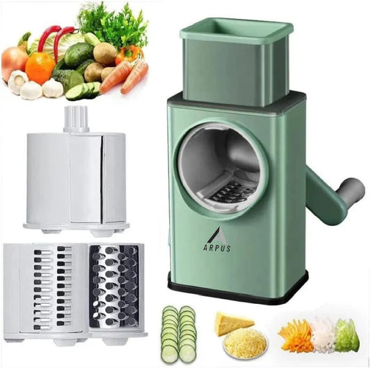 Multifunctional Kitchen Gadget: 3-in-1 Manual Vegetable Cutter Slicer