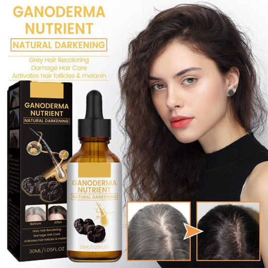 Organic Anti-Greying Hair Serum: Naturally Darkens Hair Without Damage