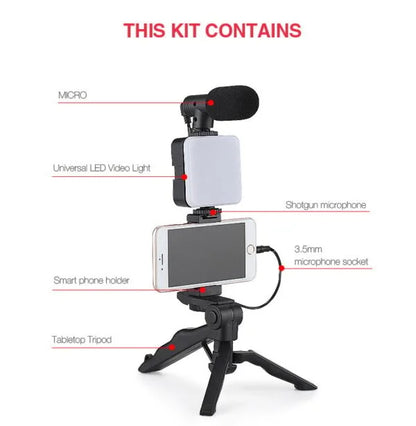 Video Vlogging Making Kit With Remote