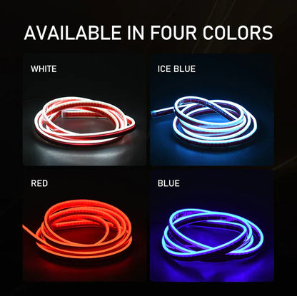 LED CAR HOOD DAYTIME RUNNING LIGHT STRIP SCAN LIGHTING DECORATION AUTO AMBIENT NEON