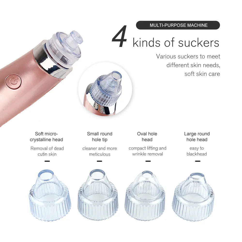 Facial Blackhead Remover Pore Cleaner Vacuum Peeling Dead Skin Acne Remover