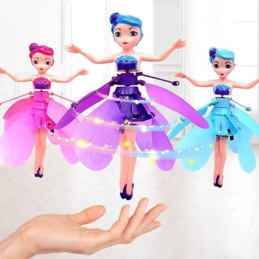 USB Rechargeable Flying Fairy Doll: Magical Motion Sensing Princess Toy