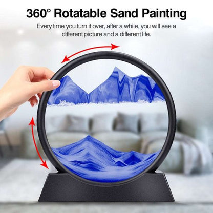 Dynamic Sands: Mesmerizing 3D Art for Relaxing Home Decor Gifts.