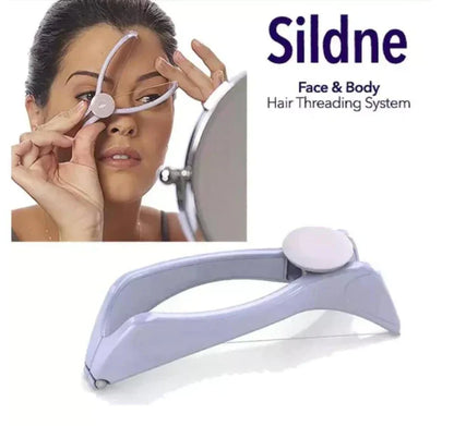 "Slique: Portable Hair Threading Machine for Easy Facial Hair Removal"