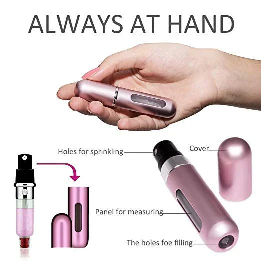 "Mini 5ml Perfume Atomizer: Your Portable Fragrance Solution!"