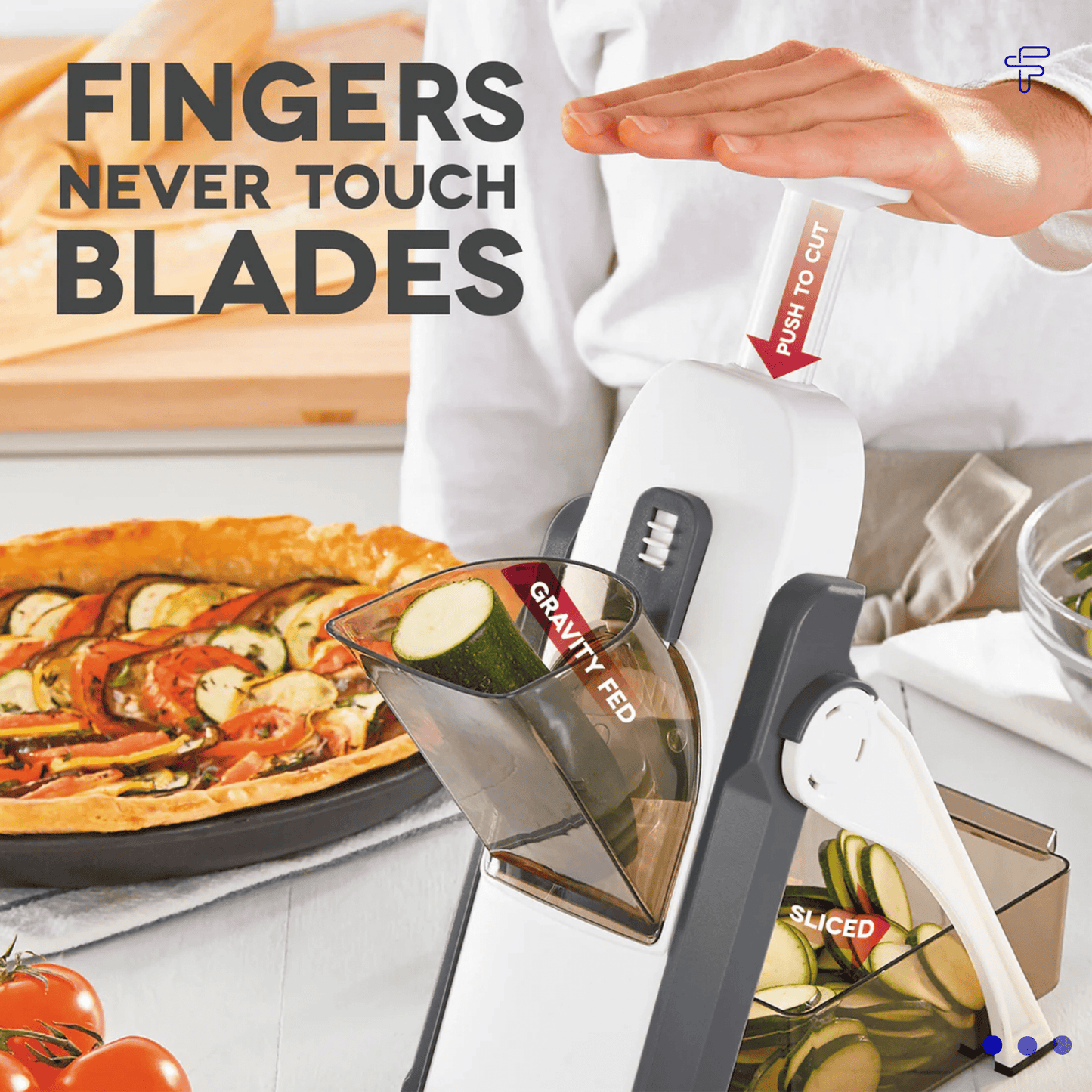 "5-in-1 Precision Vegetable Cutter: Versatile Kitchen Essential for Effortless Slicing."