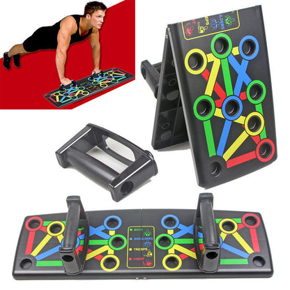 9 in 1 Push Up Board Men & Women Home Gym Body Training Equipment