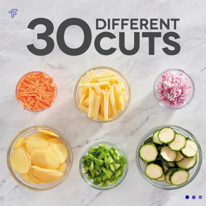 "5-in-1 Precision Vegetable Cutter: Versatile Kitchen Essential for Effortless Slicing."