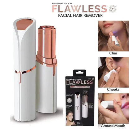 "Flawless Facial Hair Remover: Painless Solution for Women"