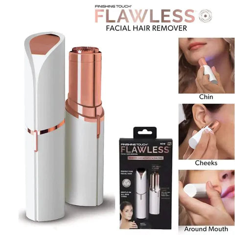 "Flawless Facial Hair Remover: Painless Solution for Women"