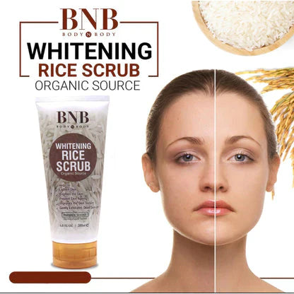 BNB Brightening Glow Kit Rice Scrub Face Wash + Mask (Pack Of 3) [100% Original Quality]