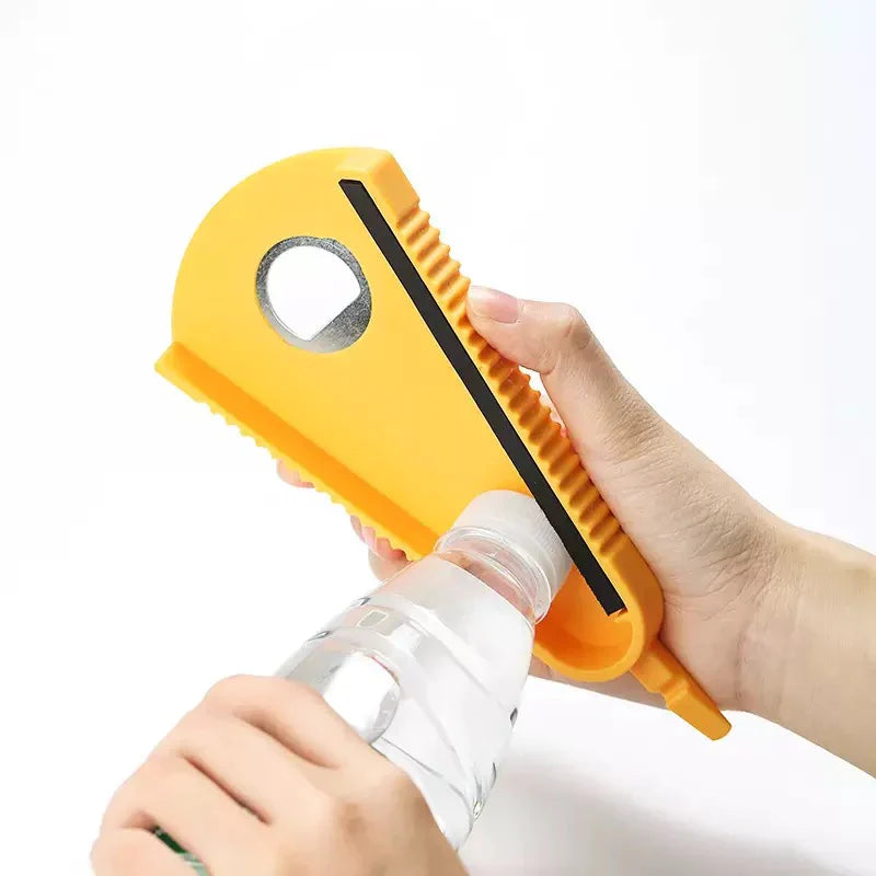 "Creative Multi-Functional Lid Opener: Effortless Opening Tool"