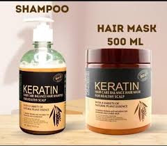 (new Deal) Pack Of 3 Iteams Keratin Hair Mask| Karatin Shampoo| Karatin Hair Serum