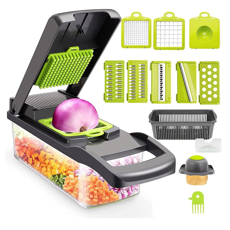 14 IN 1 VEGETABLE CHOPPER AND CUTTER