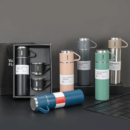 Stainless Steel Vacuum Flask Set 500ml